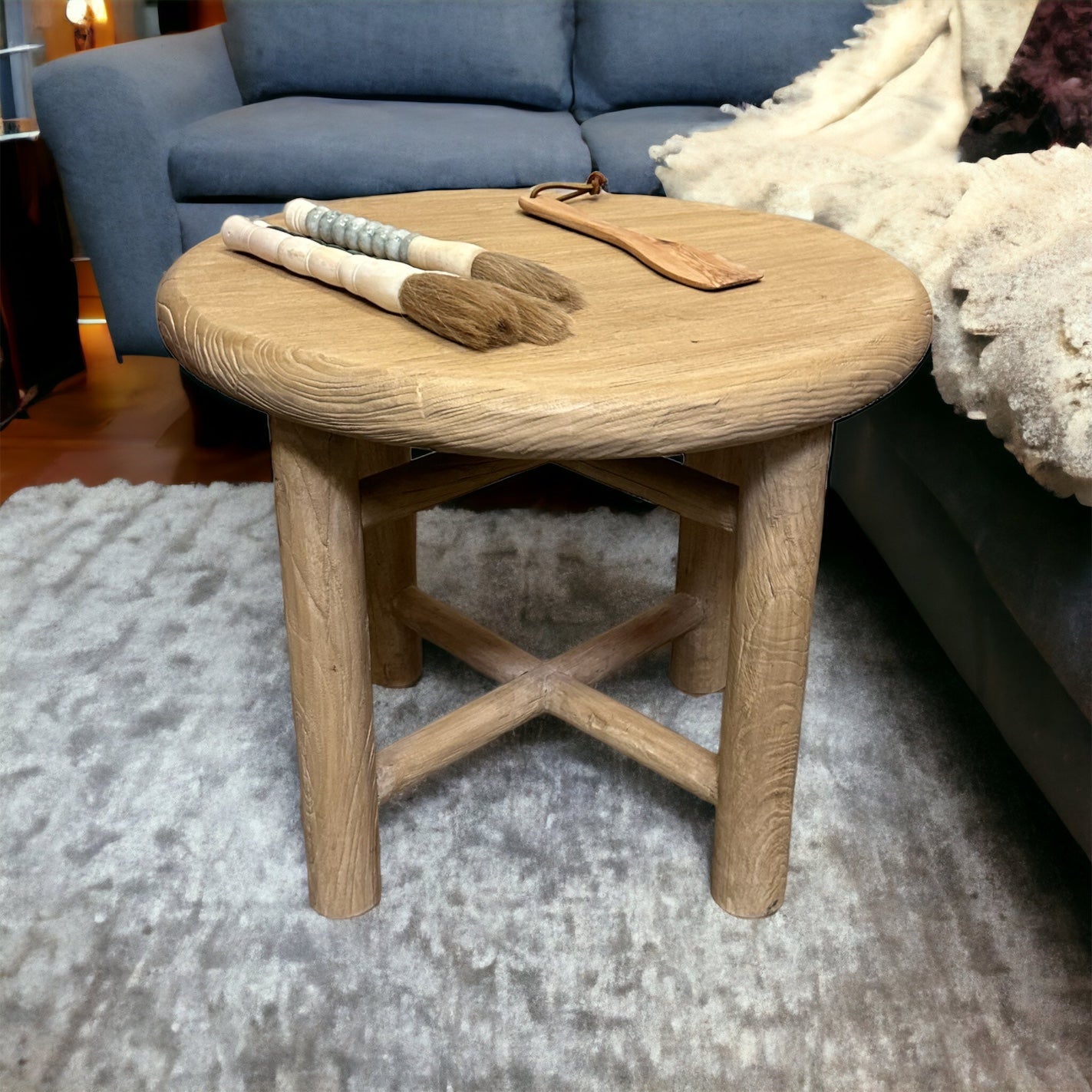 Handmade Natural Round Table Multiple sizes