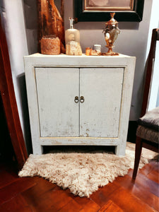 Handmade vintage White Cabinet 34X18X34H