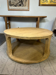 Handmade Natural Round Coffee table  / multiple sizes