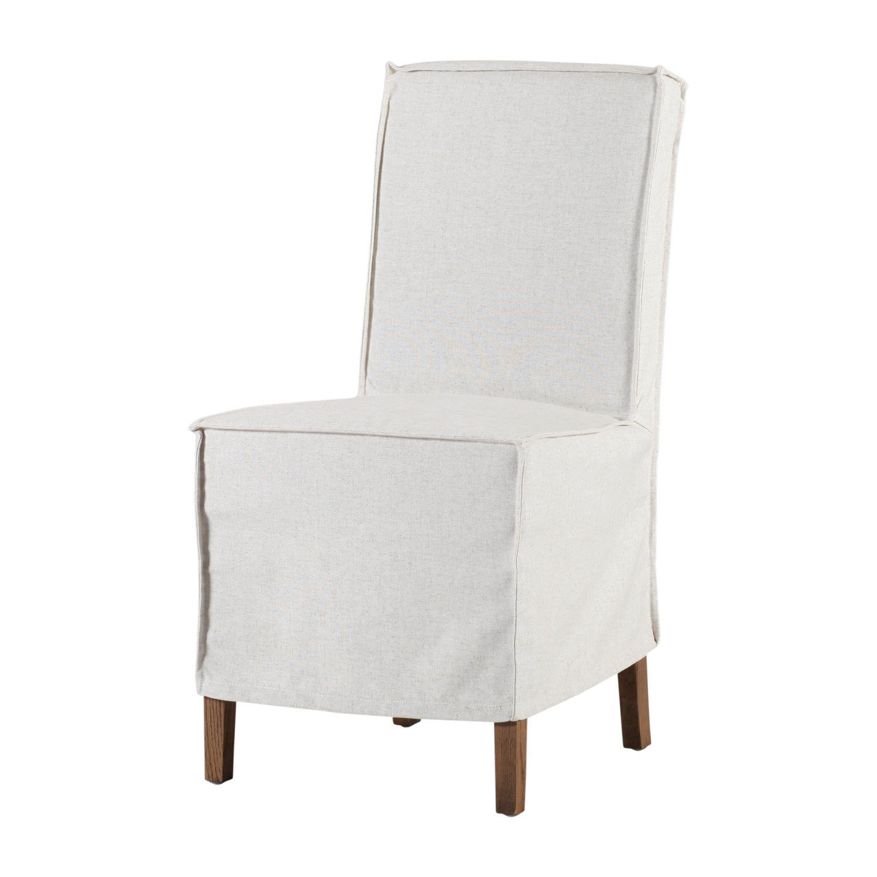 Set of 2 Clayton Slipcover Side Chair - Light Beige
