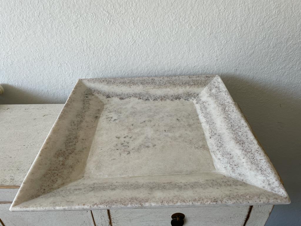 Natural Marble Square Tray