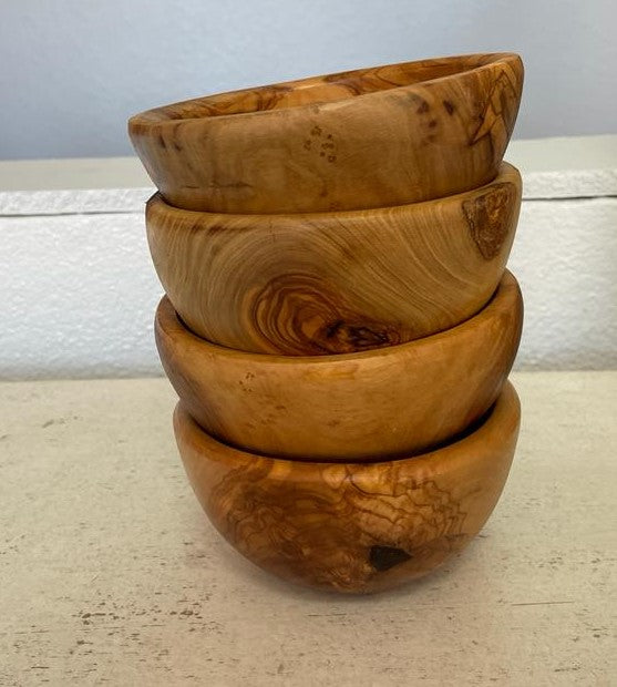 Olive Wood Bowl / Candle Jar handmade gift