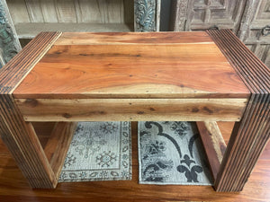 Handmade Vintage Antique Solid Wood Side Table| Indian End Table| Rustic Side Table| Antique End Table