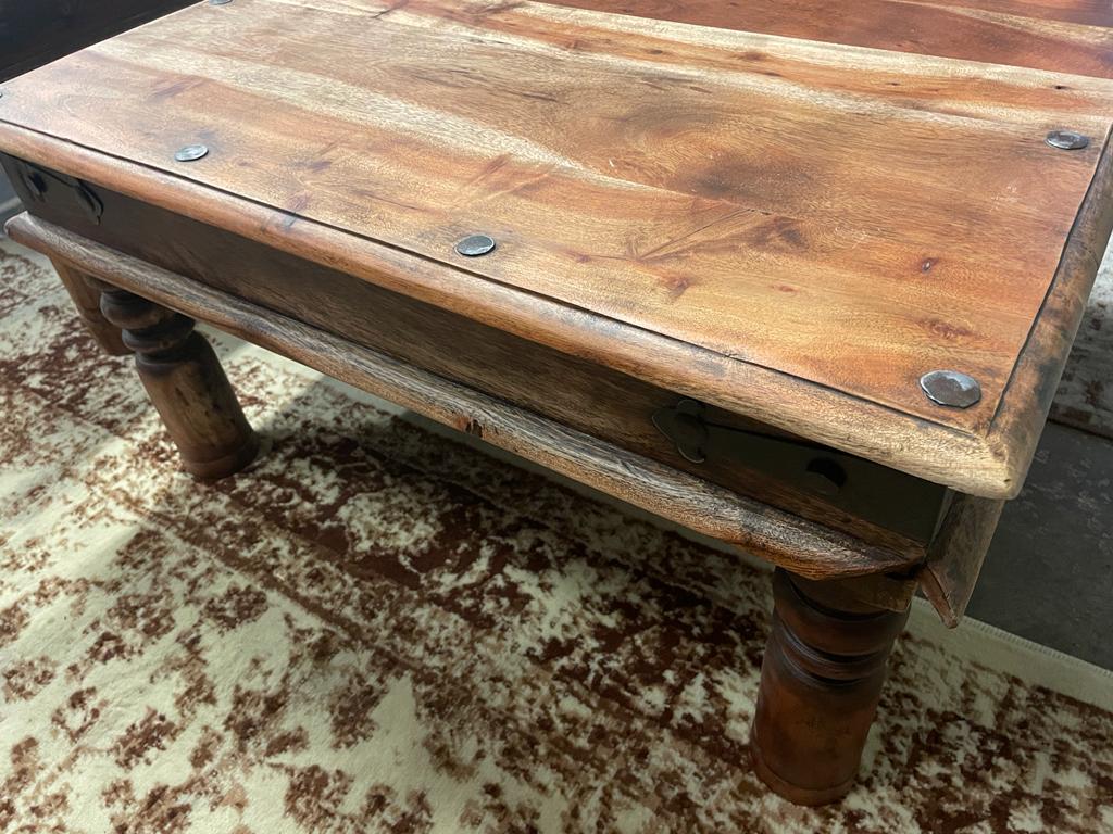 Handmade Vintage Antique Solid Wood Middle Table| Indian Middle Table| Rustic Middle Table| Antique Coffee Table