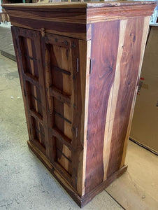 Handmade Vintage Antique Teak Wood Cabinet | Carved Cabinet | Decor Cabinet | Rustic Cabinet | Door Cabinet | Indian Cabinet | TV Cabinet