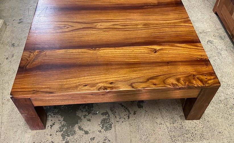 Handmade Vintage Antique Teak Wood Coffee Table| Indian Coffee Table| Rustic Coffee Table| Low Tokyo Style Table