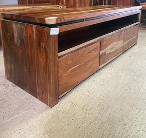 Handmade Vintage Antique Teak Wood Credenza| Sideboard | Decorative Credenza | Indian Console Cabinet | Media Center
