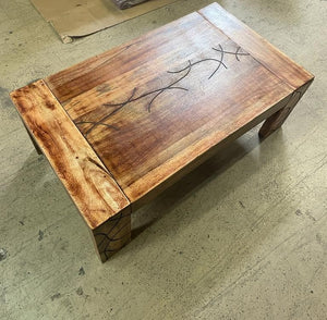 Handmade Vintage Antique Solid Wood Coffee Table| Indian Coffee Table| Rustic Coffee Table| Hand Carved Table