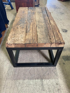 Handmade Vintage Antique Rustic Teak Wood Coffee Table- Industrial