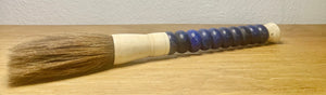 Handmade Dark Blue Jade Abacus Calligraphy Brush