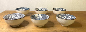 Blue and White Porcelain Bowl Gift Box Gift-Giving Ceramic Dinnerware Set